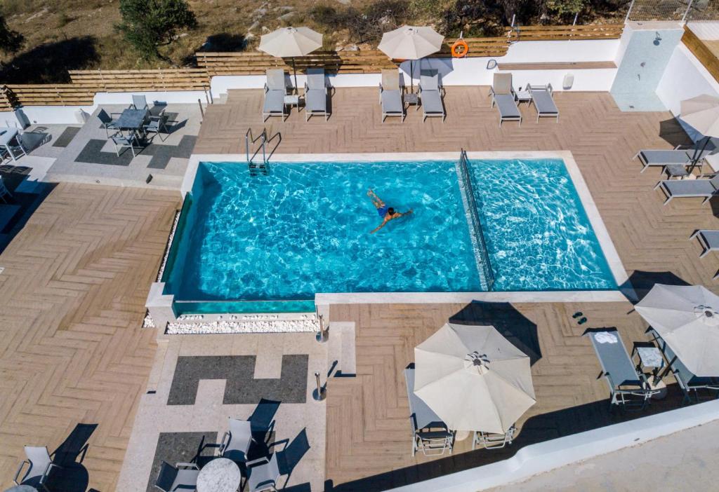 Pool from above